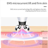 Mini Ems Microcurrent Facial Massager Face Lifting Body