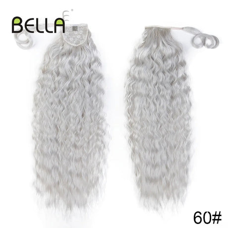 Bella Curly Synthetic Hair Ponytail Extensions Long Curly