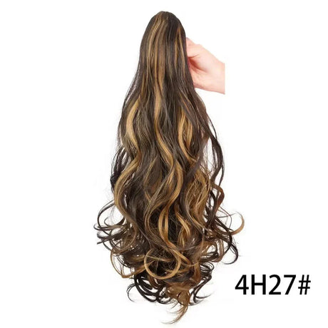 Ponytail Extension Wavy Curly Ponytail Hair Extension Synthetic