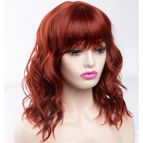 Amir Brown Wigs Synthetic Natural Wavy Wigs For