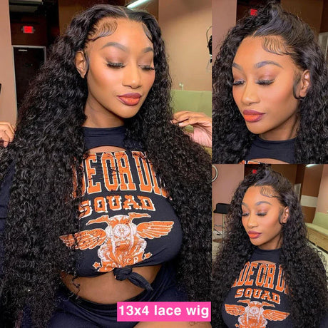 Lace Closure Water Wave Wig 13X6