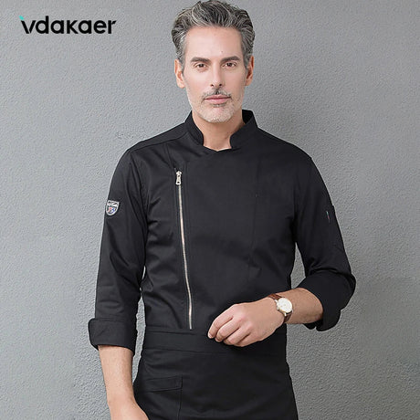 High Quality Black Long Sleeve Master Cook Work