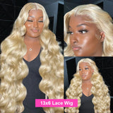 Luvin Blonde Hd Transparent 13X6 Lace Front Human