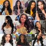 Hd Transparent Lace Frontal Wig 13X6 Body Wave