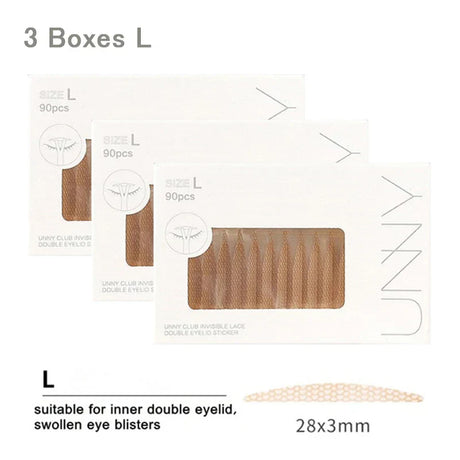 Unny Eyelid Tape Sticker Invisible Double Fold Eyelid