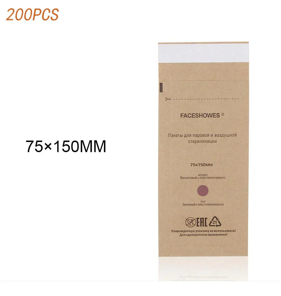 Kraft Paper Cleaning Bag High Temperature Disinfection