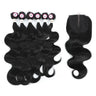 Tress Body Wave Hair Bundles With Middle Part