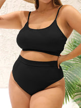 Ribbed Bikini Size Swimwear Women