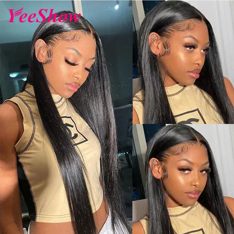 Straight Lace Front Wigs 13X6 Hd Transparent Lace