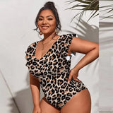 Y2K Floral Bikini Women Leopard Printed Swimwears Sexy