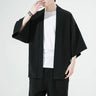 Men' Japanese Kimono Cardigan Loose Cotton Linen /