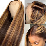 Highlight  Lace Front Wig Highlight Straight