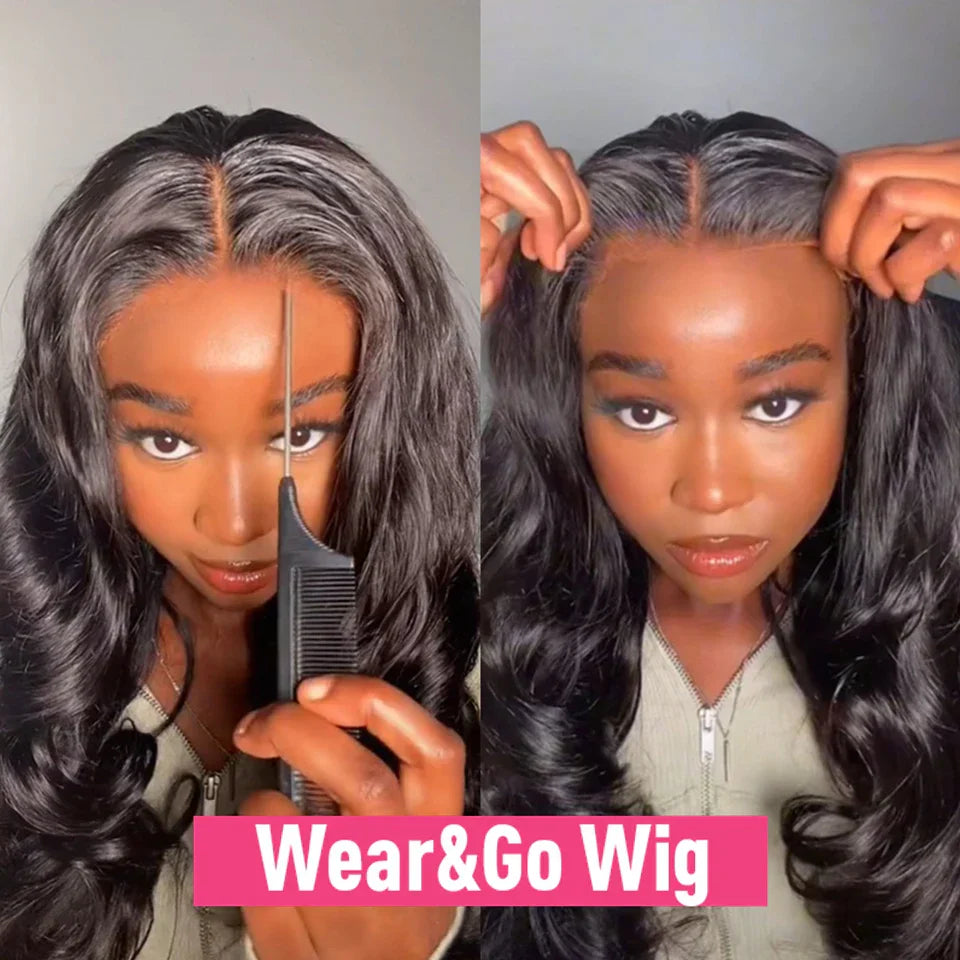Glueless Wig Human Hair Ready To Wear And