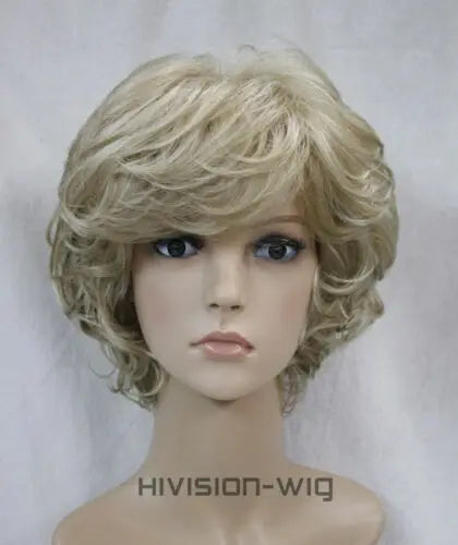 Women Fashion Short Wigs Blonde Brown Black Wig