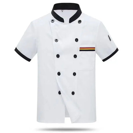 Professional Short Sleeve Chef Jacket For Food Service