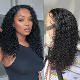 Curly Bob Human Hair Wigs X Lace Closure