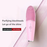 Silicone Face Washing Machine Ultrasonic Vibration Waterproof Facial