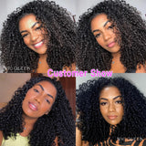 Brazilian B C Spirals Curly Bundles With Frontal