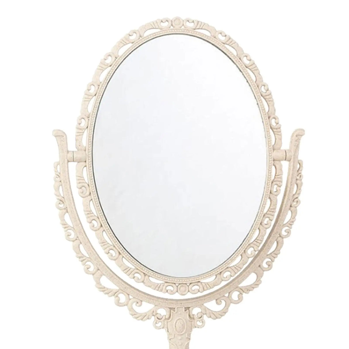 Tabletop Makeup Mirror Elegant Decorative Degree Rotation Desktop