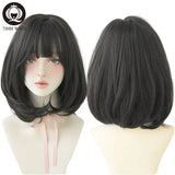 Jhh Wigs Black Short Bob Wig For Girl