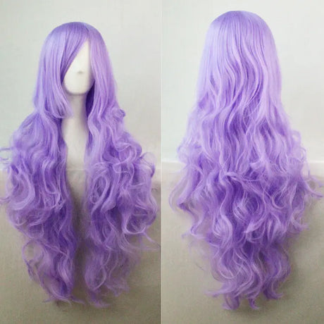 Lady Long Curly Wigs Fashion Cosplay Costume Hair