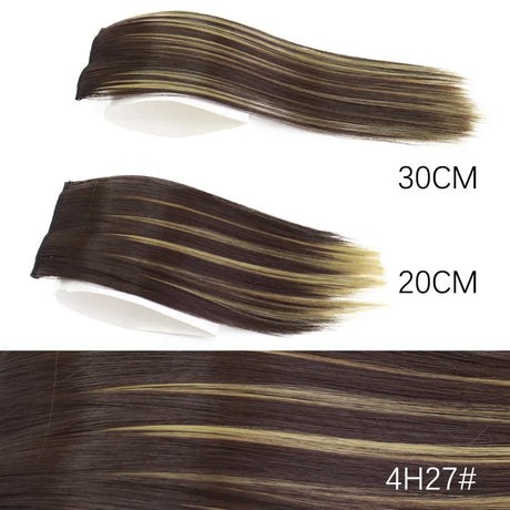 Azqueen Synthetic Cm/Cm Invisible Straight Pads Clip In