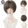 Jhh Wigs Black Short Bob Wig For Girl