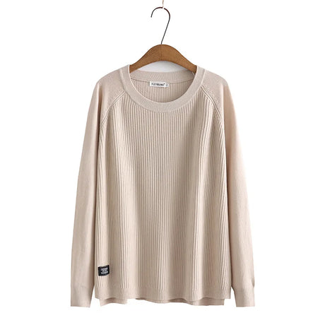 4Xl Basic Sweater Women Autumn Winter O-Neck Warm