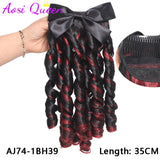 As Synthetic Retro Ponytail With Comb Europen Princess