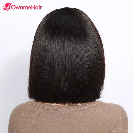 Virgin Hair Short Bob Wig X Transparent Lace