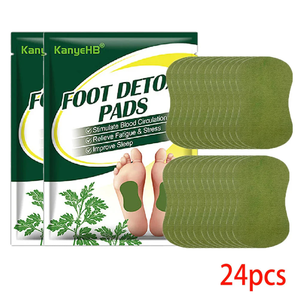 Detox Foot Patches Pads Natural Herbal Wormwood