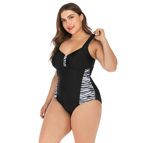 Sexy Leopard 5Xl Swimwear Women One Piece Swimsuit