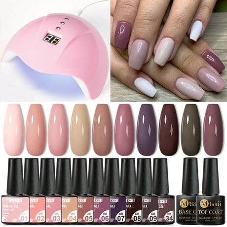 Gel Nail Polish Set With W