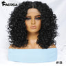 Kinky Curly Synthetic Lace Front Wig Black