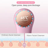 Home Use Silicone Facial Cleansing Brush With Hot