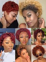 Pixie Cut Wig Human Hair X Lace Frontal