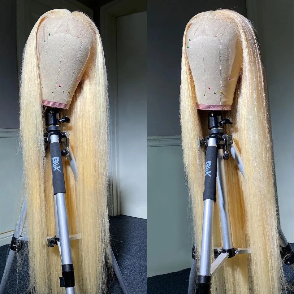 Hd Transparent Blonde Lace Frontal Human Hair