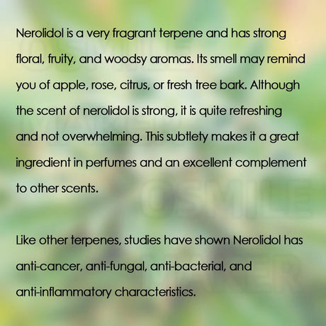 Organic Food Grade Nerolidol Terpenes Oil With