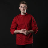 Unisex Chef Jacket Short/Long Sleeve Men Women Crossover