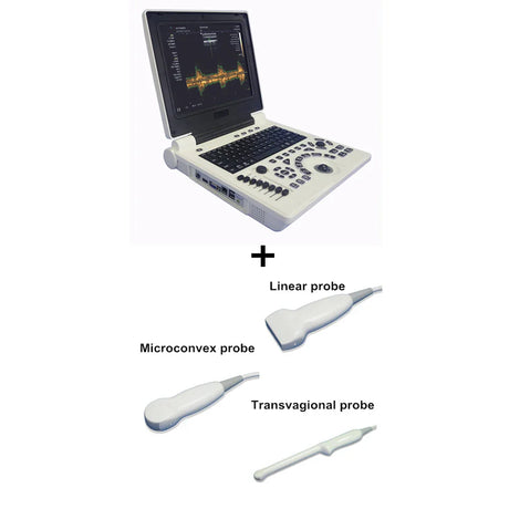 D Based Notebook Black White Ultrasound Scanner Pw