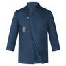 Men Women Chef Uniform Stand Collar Single-Breasted Pocket