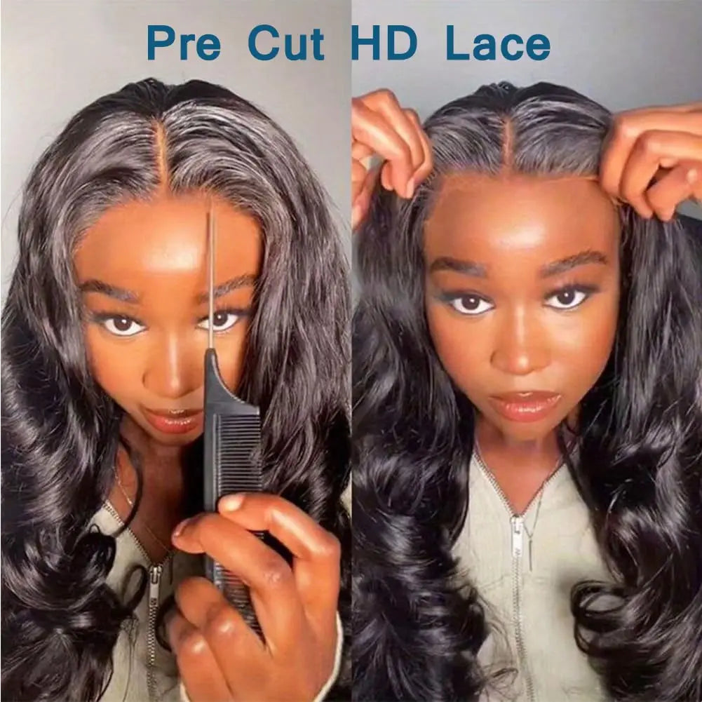 Glueless Wig Human Hair Ready To Wear Pre