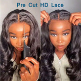 Glueless Wig Human Hair Ready To Wear Pre