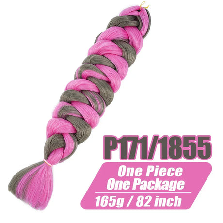 Wigundle Jumbo Braids Crochet Hair Extensions Synthetic Braiding