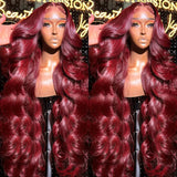 Body Wave Burgundy X Hd Lace Frontal