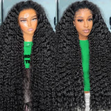 Cosdelu Deep Wave Hd Lace Frontal Wig