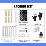 Diy Hand Poke And Stick Tattoo Kits With