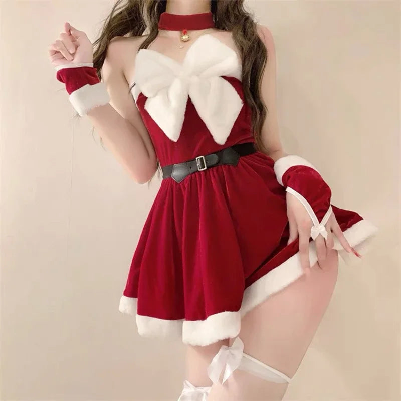 Santa Girl Christmas Dress Female Sense Carnival Dress