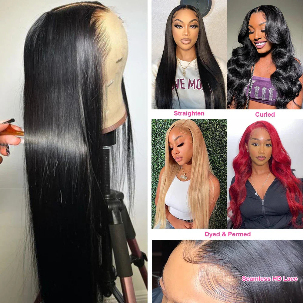 Full Lace Frontal Wig Human Hair Pre Plucked