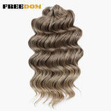 Freedom Deep Wavy Twist Crochet Hair Synthetic Curly